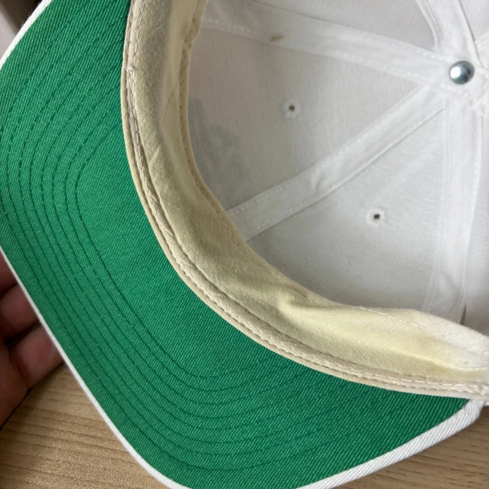 Vintage North High School Polars Hat Cap Snap Back White St Paul Minneapolis